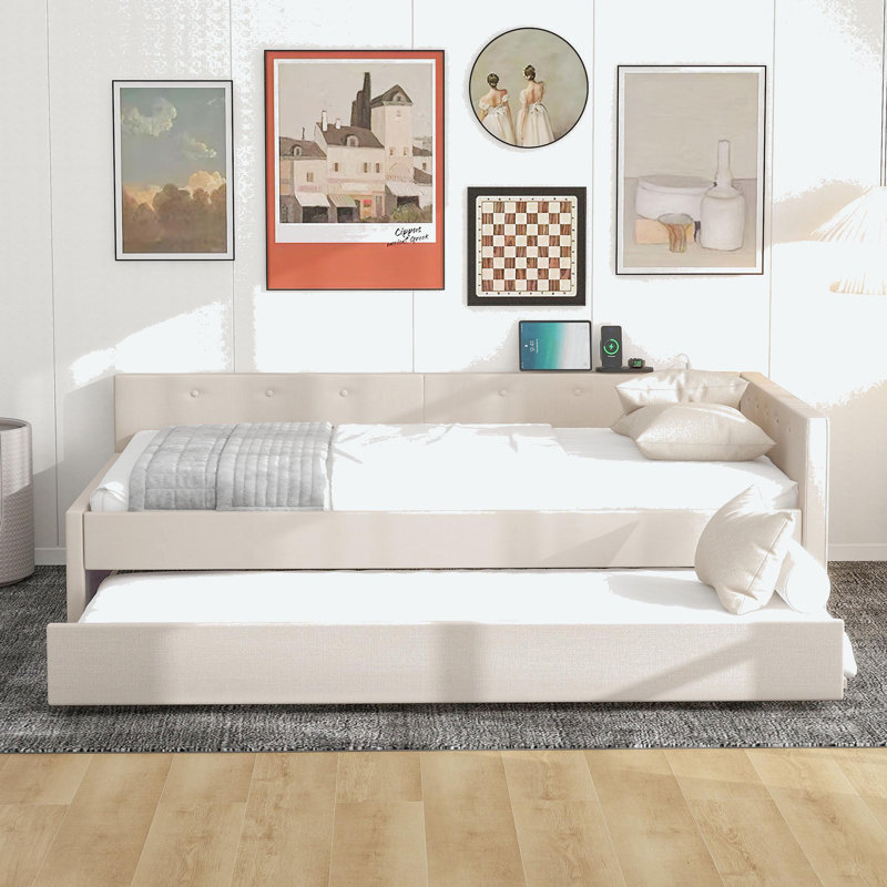 Upholstered Platform Bed, Full / Double