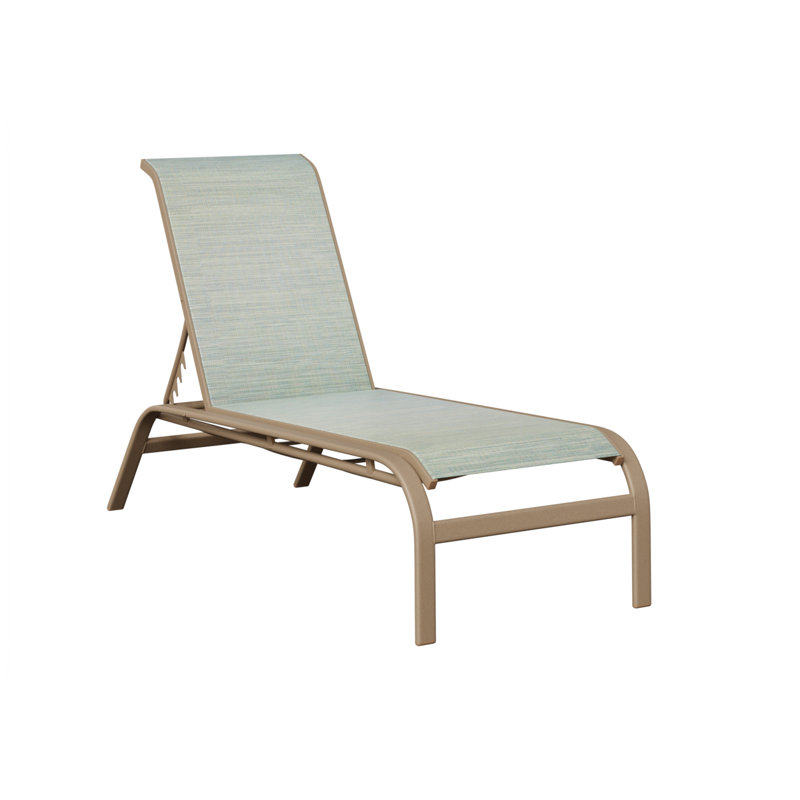 Chaise longue sans accoudoirs Berlin Gardens Murphy, Chêne veiné de bois, Menthe
