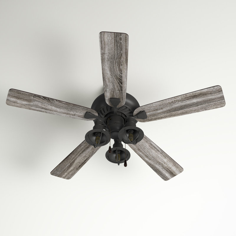 Monessen 52'' Ceiling Fan with Light Kit, Bronze, Remote