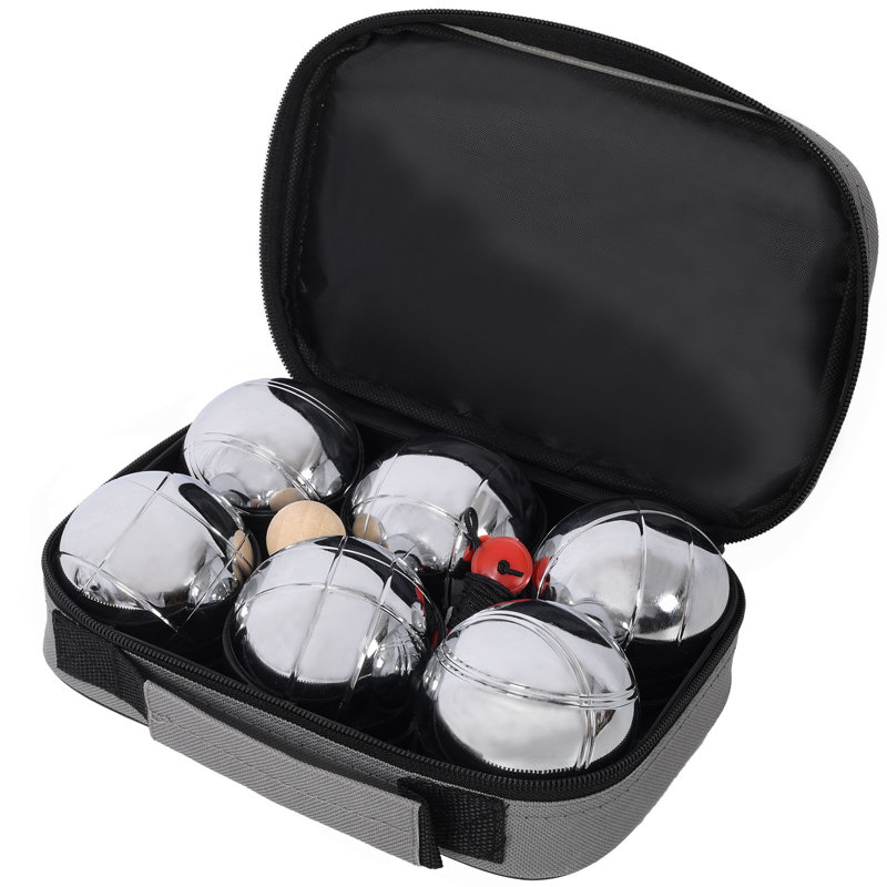 Jeu de boules pour jeux de société, plein air, plage, pelouse, Gris