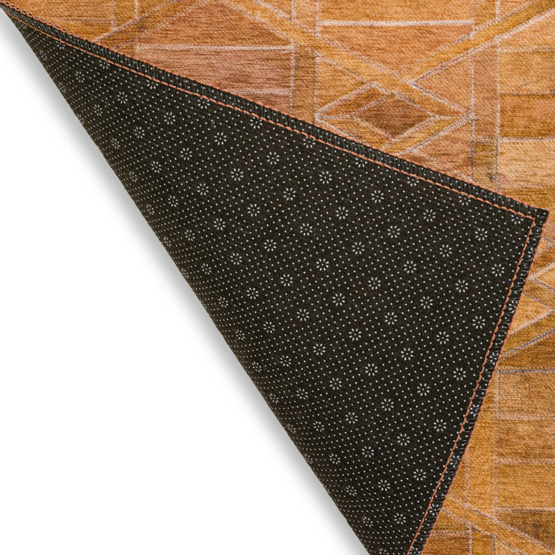 Eitelbert Chenille Patchwork Indoor / Outdoor Rug, Rectangle 5' x 7'6"