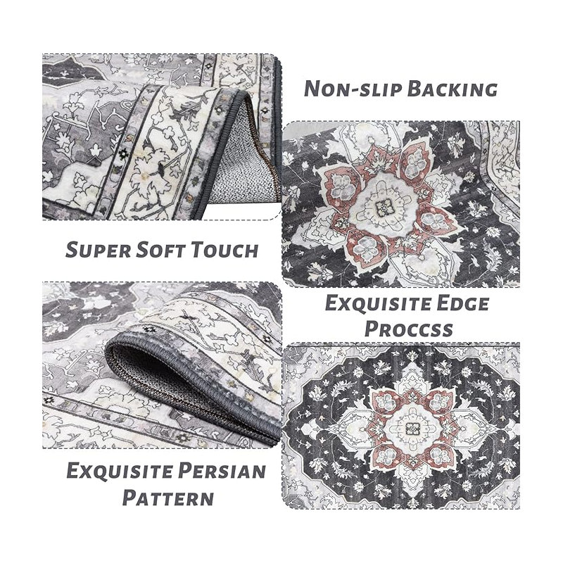 Ensemble de 3 tapis de cuisine Bohemian