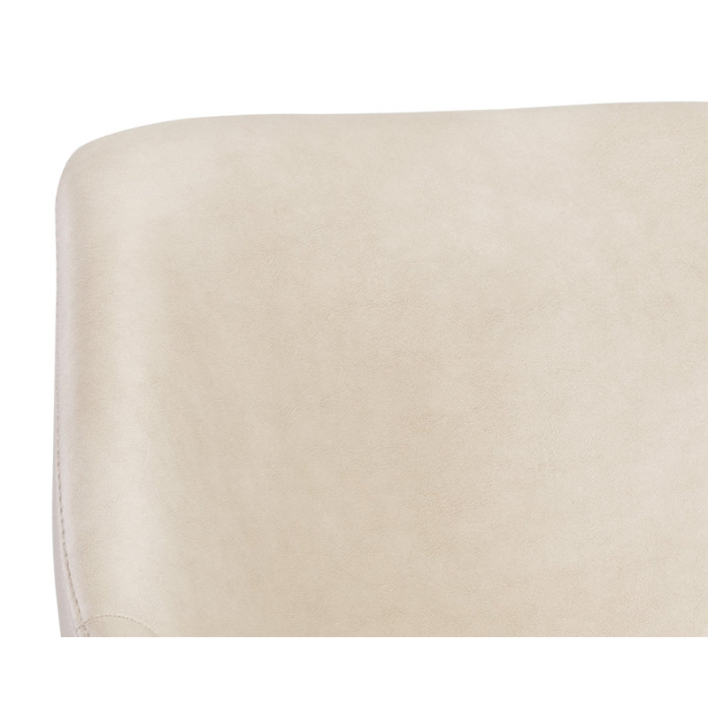 Upholstered Stool, Cream