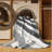 Washable Mist Gray White Striped Area Rug-1911445302