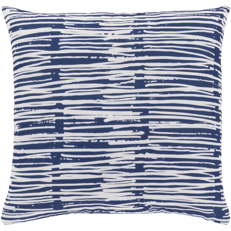 Azora Striped Pillow Cover, 18" x 18", Down