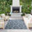 Mekiah Washable Abstract Indoor / Outdoor Rug-1589346730