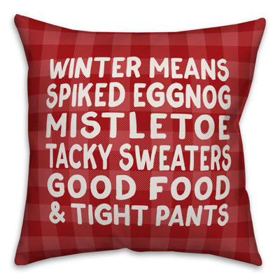  Coussin Winter Winter