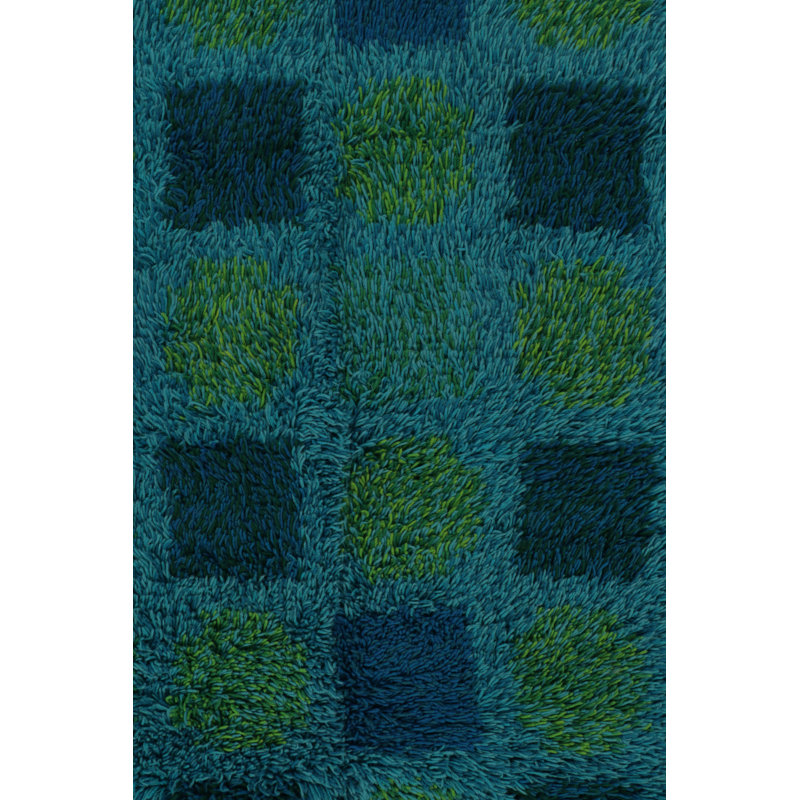 Scandinavian One-of-a-Kind 4'5x6'4 Hand Knotted Area Rug