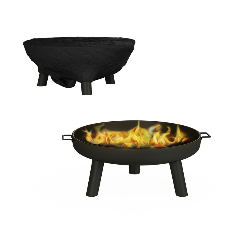 Round Steel Wood Burning Smokeless Fire Pit