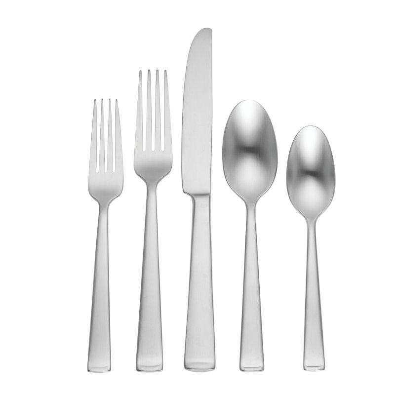 Oneida Satin Lewin 65 Piece Fine Flatware Set