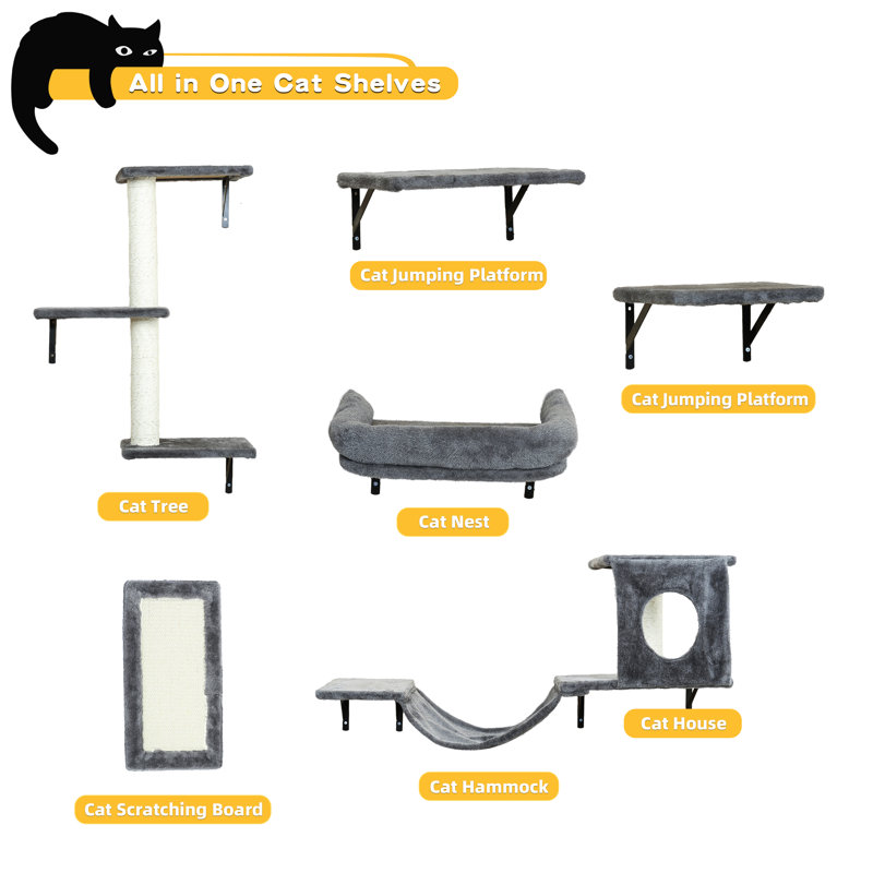 Lit pour chat Derlis, Noir