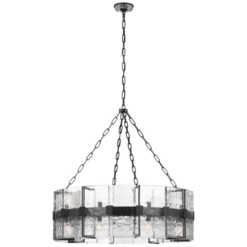 Solera 16 - Light Solid Brass Chandelier by Suzanne Kasler