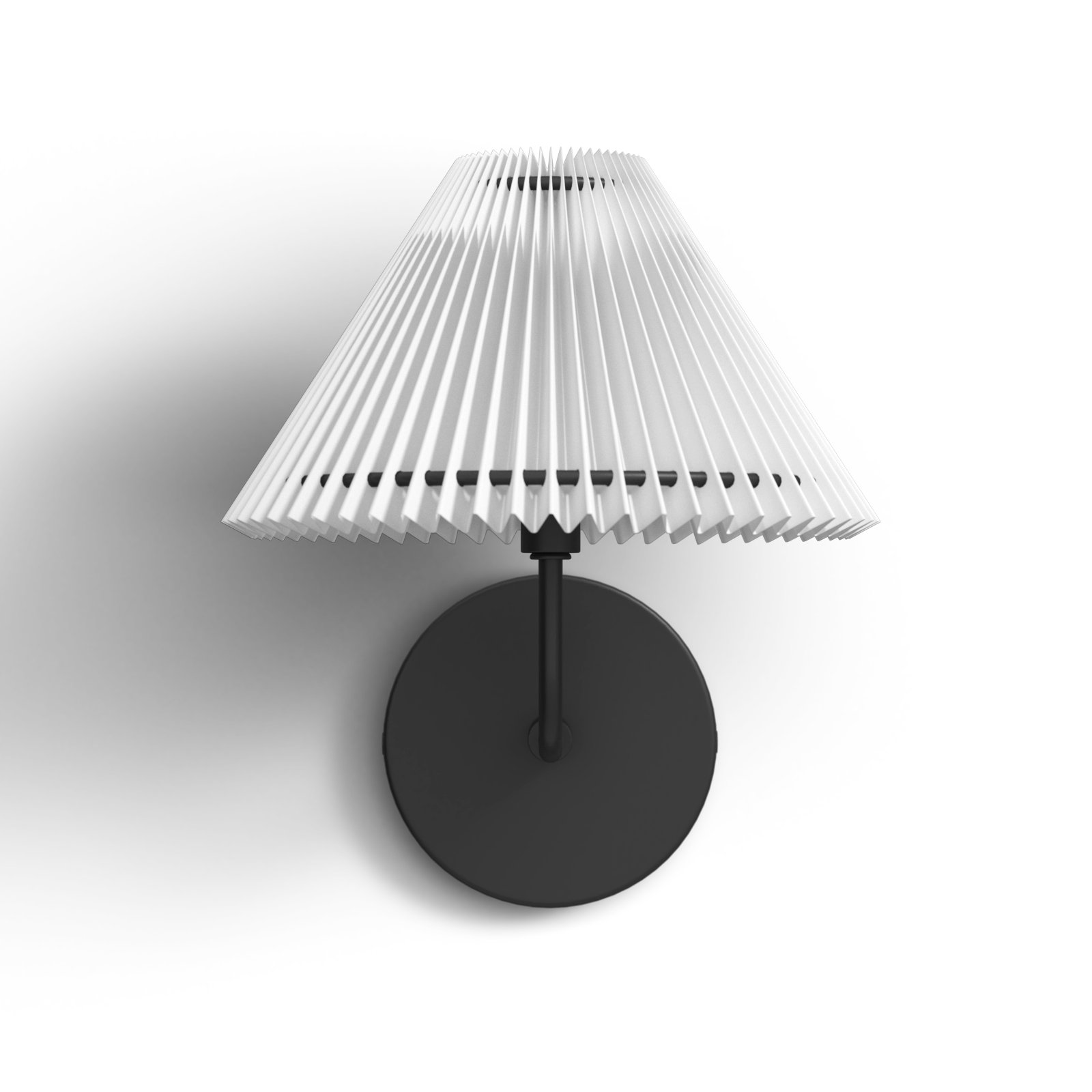 Pearson Single Light Armed Sconce, Matte Black