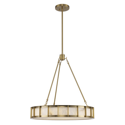 Ivory Isle Alabaster LED Chandelier
