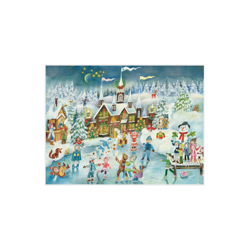 Calendrier de l'Avent Sellmer - Patineurs sur glace