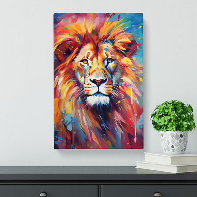 Lion Abstract - No Frame Print