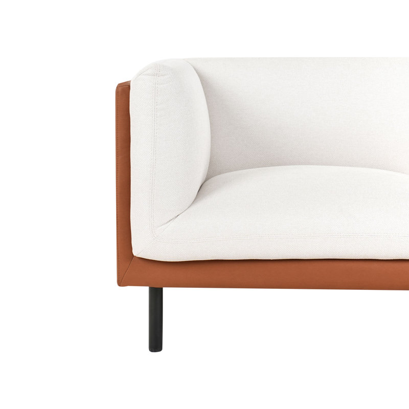 VORGOD Sofa, White/Orange
