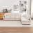 Miller 6 - Piece Upholstered L-shaped Modular Sectional Sofa-403788153