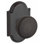 Rustic Privacy Door Knob with Rustic Arch Rose