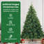  Artificial Hinged Christmas Tree Green PVC, steel-1795394997