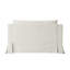 Canapé-lit en chenille, canapé Cama de 59,5 pouces, canapé-lit, canapé causeuse, canapé décontracté avec surface texturée et deux coussins, convient au salon, beige-1306559181