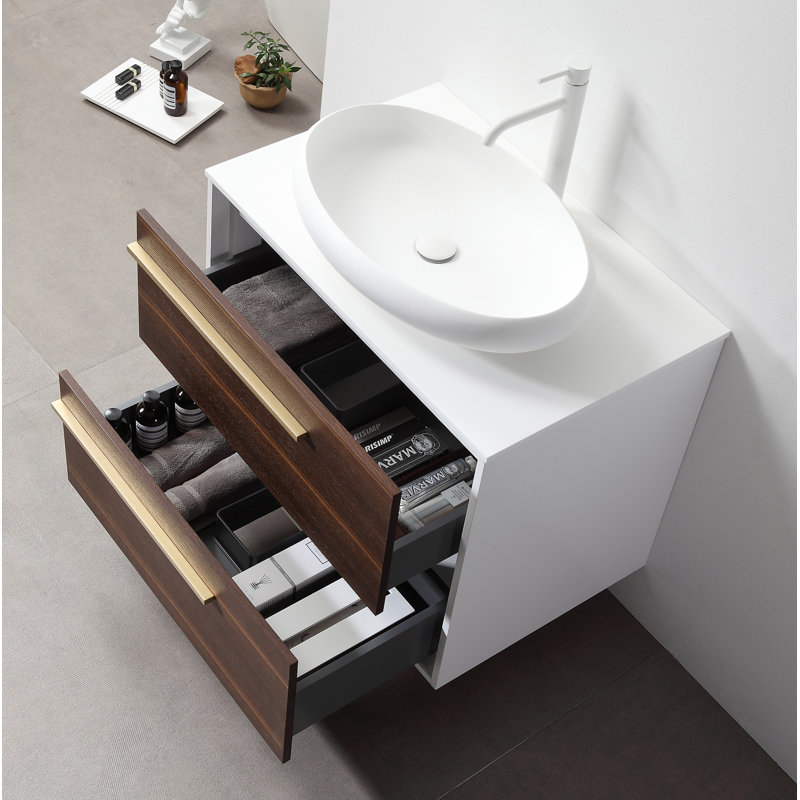 Goreme 30" W Single Wall-Mounted Vanity