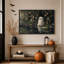 Art mural sur toile, "White Ghost in Lush Garden Pond"-1512978970
