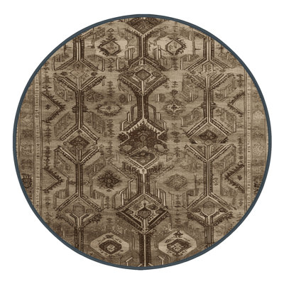 Tapis brun lavable à la machine