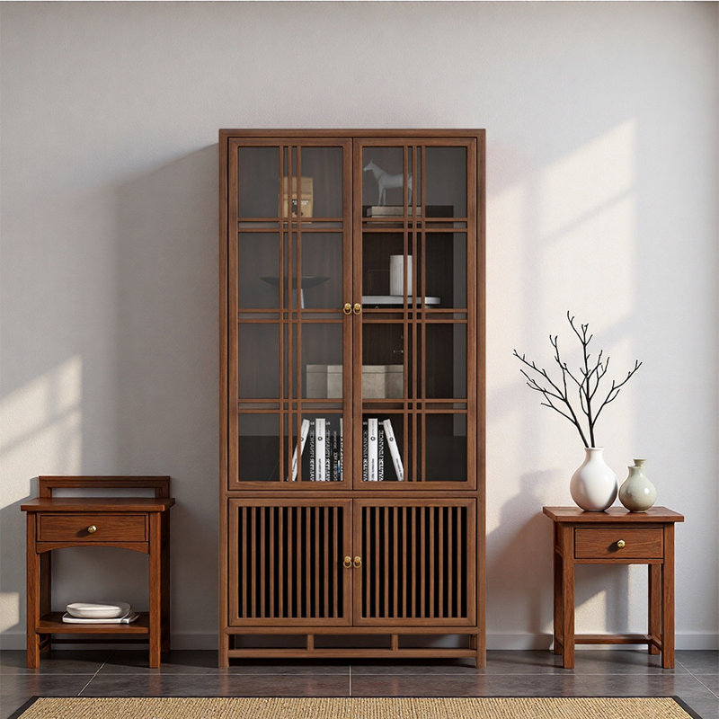 Bibliothèque de rangement classique grande capacité