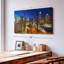 «Charlotte Night Skyline» sur toile-540323553