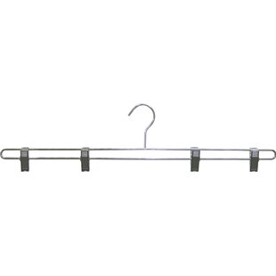 Heavy Duty Tubular Hanger with Attachable Hook , White 6pk