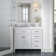42.25'' Single Bathroom Vanity with Carrara Quartz Top