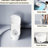 White Bidet Smart Toilet With Auto Flush, Open/Close, Heated Seat, Warm Water And Dry, Foam , Foot Sensor, Comfort Height, - Saving Siphonic Jet, Built In Deodorizer, Adjustable Flow Modern Bidet,-129485587