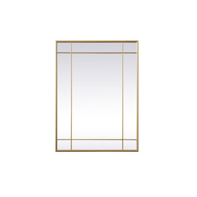 Chancey Iron Rectangle Wall Mirror