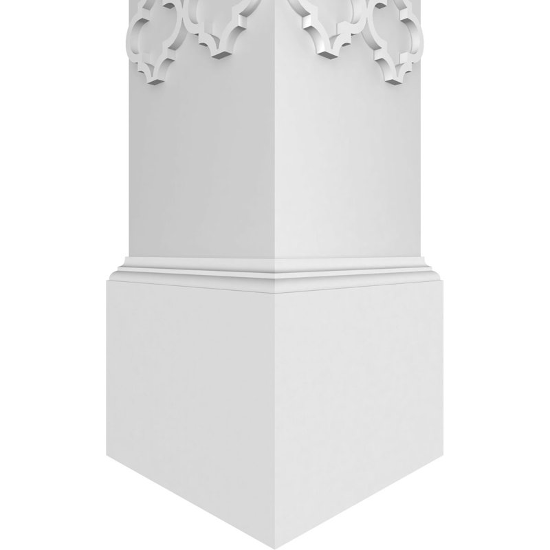 Colonne carrée Craftsman, H 120 po x l 7,62 po x P 7,62 po