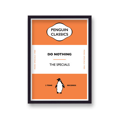 Penguin Classics Iconic Songs The Specials Do Nothing - Single Picture Frame Print