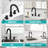 Widespread 2-function Bathroom Faucet with Pull Down Sprayer, with Drain Assembly-100754762