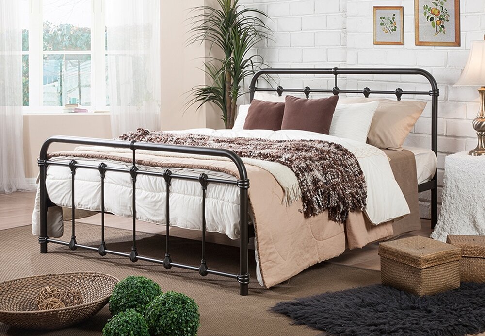 Baxton Metal Spindle Bed Wayfair