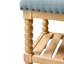 Banc de rangement en bois massif avec garniture cloutée Delfina-1088010637