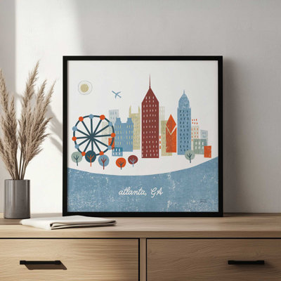 «Colorful Atlanta» par Michael Mullan, reproduction d'art