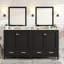 Ensemble de meuble-lavabo 60 po avec lavabos doubles (séparés), lavabos doubles en céramique, tablette de rangement et tiroirs séparés (miroir non inclus) - Solution de salle de bain moderne pour salles de bain spacieuses-114497737
