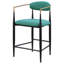 Chaise de comptoir rembourrée en tissu (ensemble de 2)-125536258-125536256