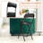 38'' Vinyl-padded Folding Bar Stool  With Footrest, Seat Height 24"
