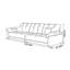 Canapé en tissu moderne de luxe moderne-105350910-105350916