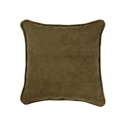 Queensland Autumn Square Pillow - Textured Green