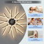 Ventilateur de plafond réversible à intensité variable à 6 vitesses de 36,22 po avec lumières DEL et télécommande Hanke-1342662942-1360727347