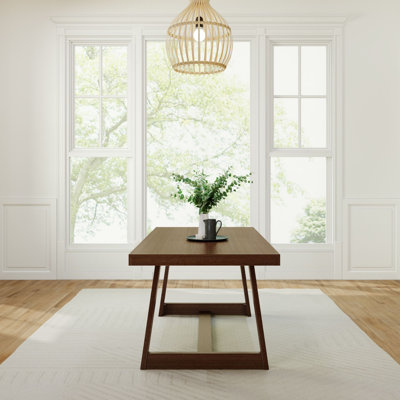 Linzy Pine Solid Wood Dining Table