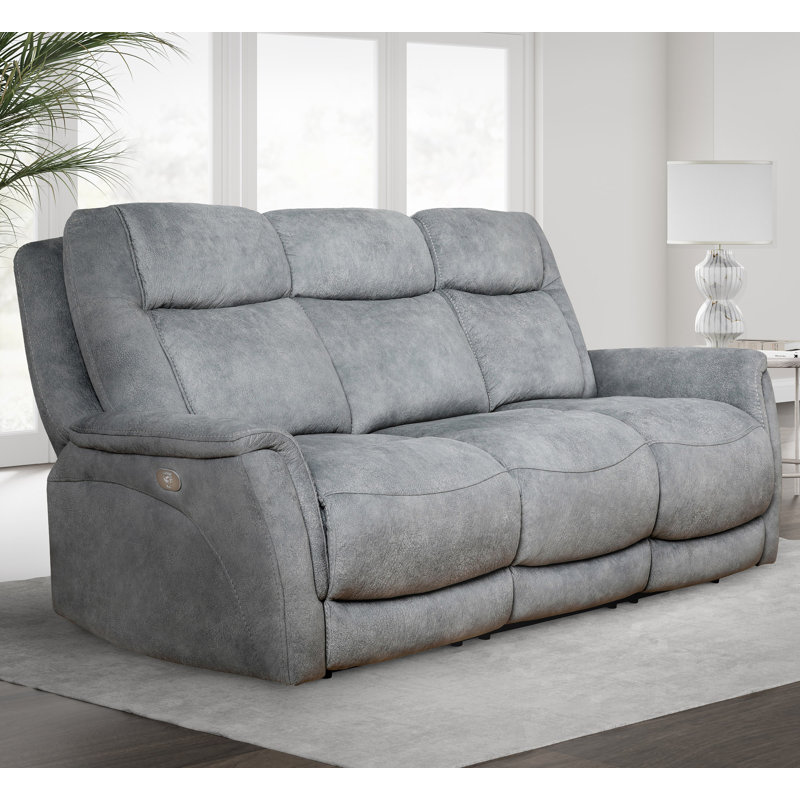 Blynn 83'' Rolled Arm Reclining Sofa