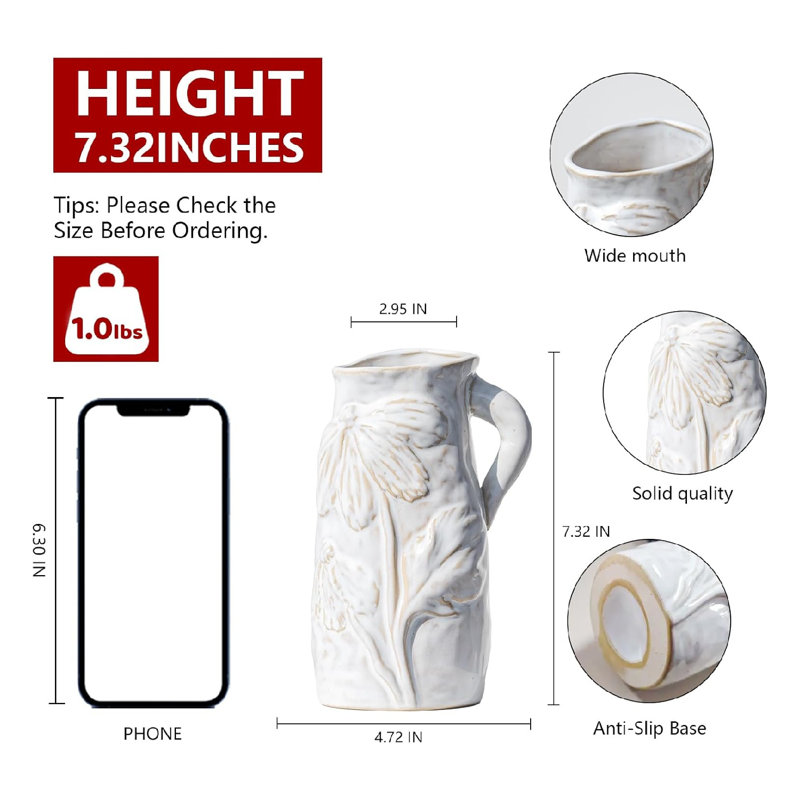 Vase beige beige