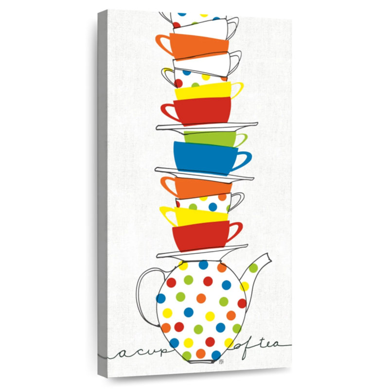Pile de tasses, H 24 po x l 12 po